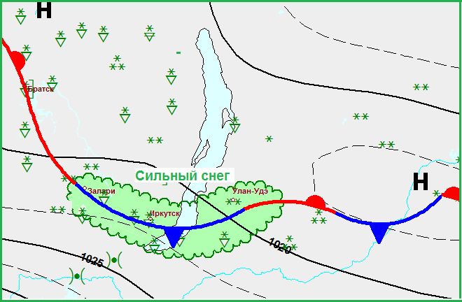 Карта осадков сибирь гисметео