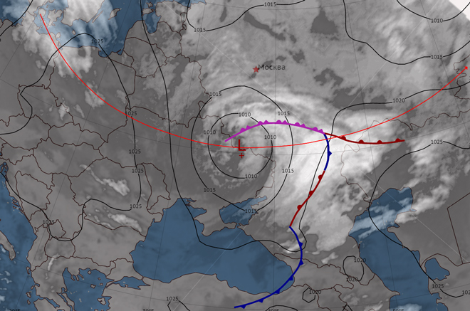 Южная половина. Волновой циклон что это. Циклон в Черноземье. Показать снимки циклона принесшего холод на европейскую часть России.