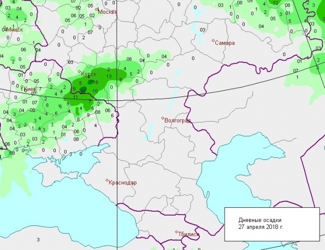 Нижегородская область бор карта осадков на сегодня