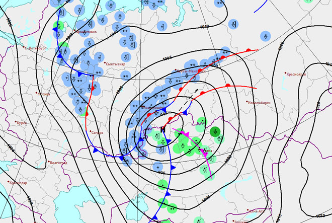 Gismeteo карта ветров