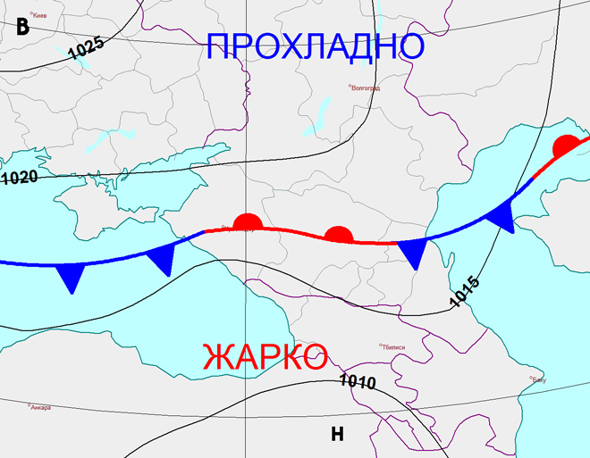 Погода на кубани карта осадки