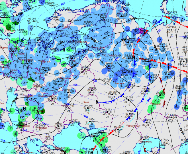 Карта облачности свердловская область