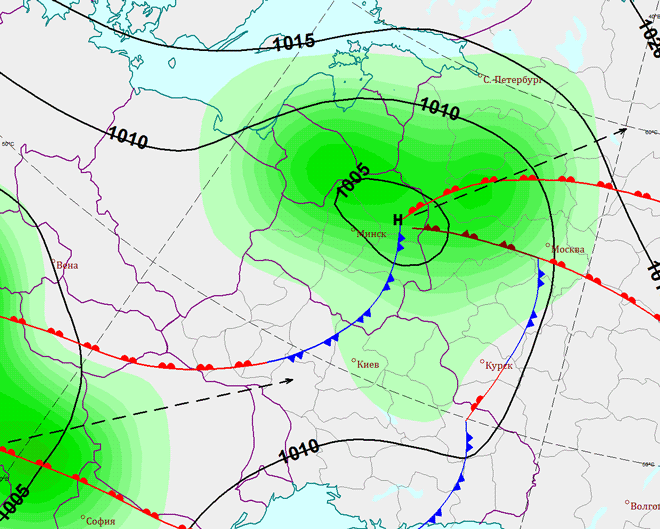 Карта погоды нижний новгород