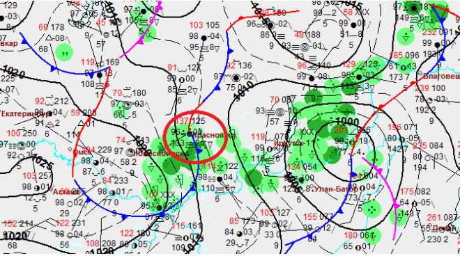 Карта ветра красноярск