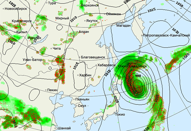 Карта осадков якутск в реальном времени онлайн