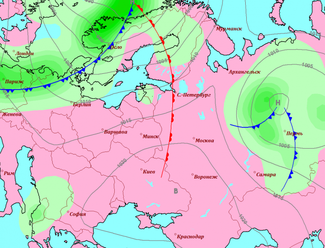 Погода на карте европы. Синоптическая карта Европы. Синоптическая карта европейской части России. Карта погоды. Погода в европейской части России на карте.