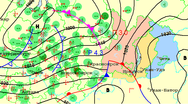 Gismeteo карта ветров