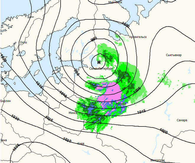 Gismeteo карта ветров