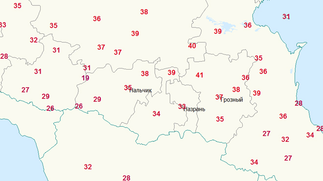 Карта гисметео рязань - 86 фото