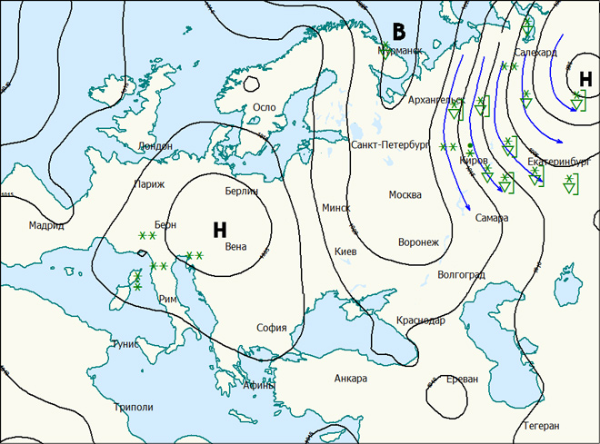 Карты осадков нея. Карта воздушных течений. Холод Арктический в тыловой части ц циклона. Тыловая часть циклона на карте. Погода на Гыдане на неделю.