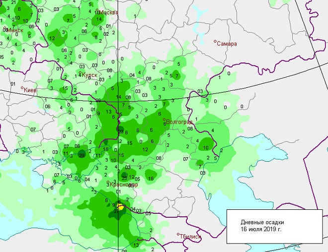 Карта осадков славянск на кубани gismeteo