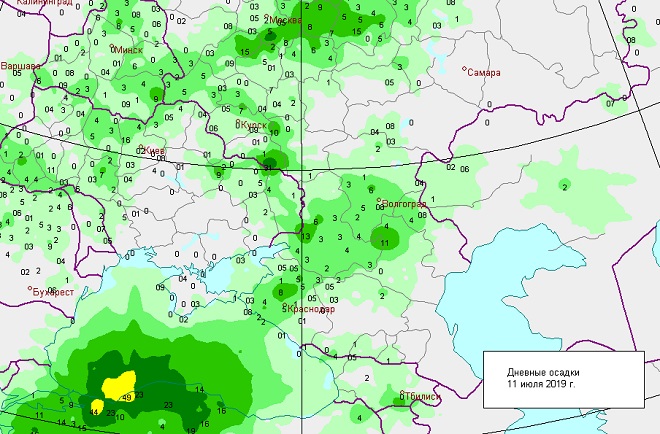 Погода комаричи карта гроз