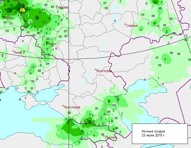 Джисметео пестово новгородской карта осадков