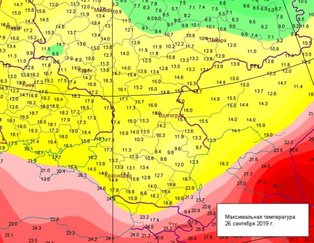 Температура 26. Максимальная температура в Калмыкии.