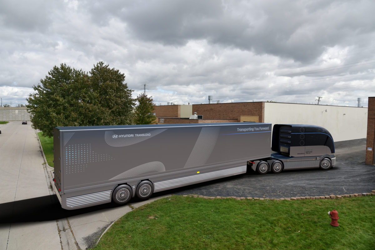 Hyundai hydrogen Truck