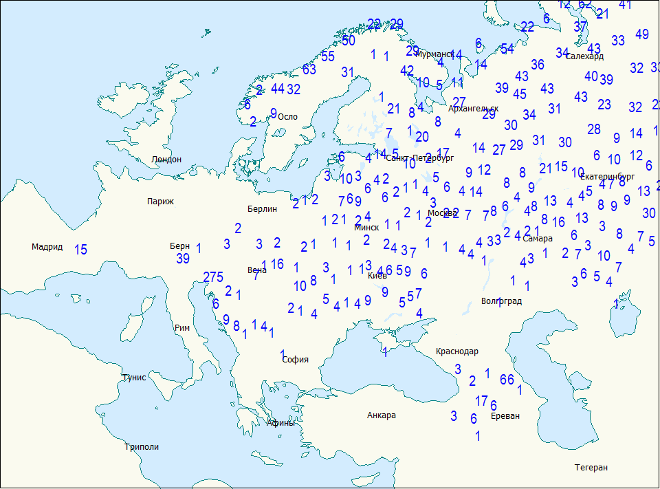 Gismeteo москва карта