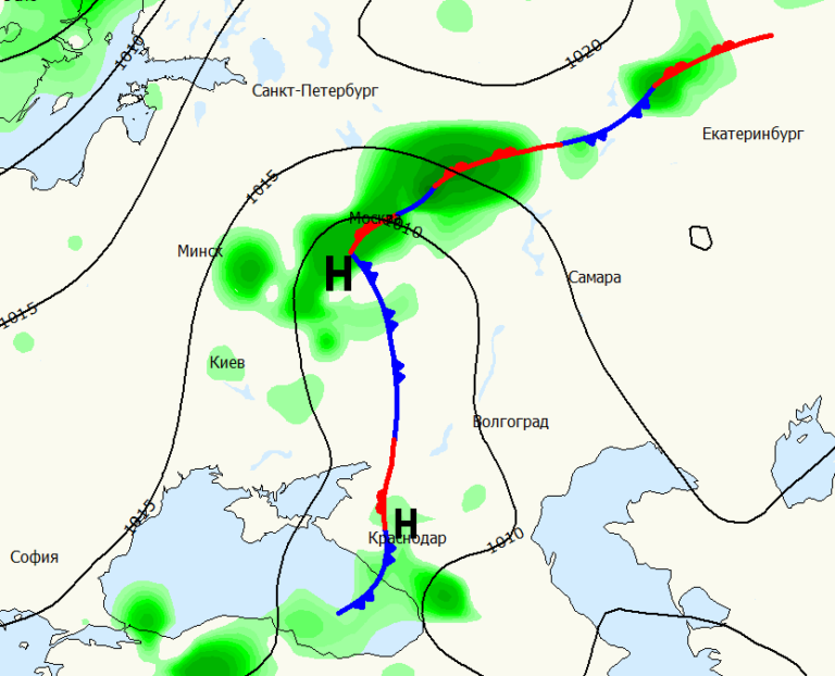 Метеорологическая карта сочи