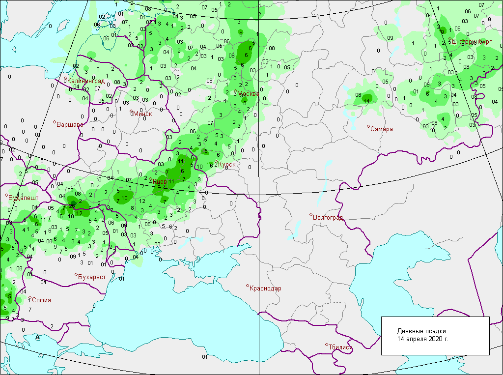 Карта украинского чернозема