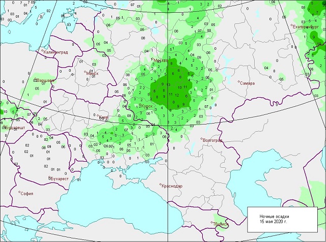 Погода в черноземье