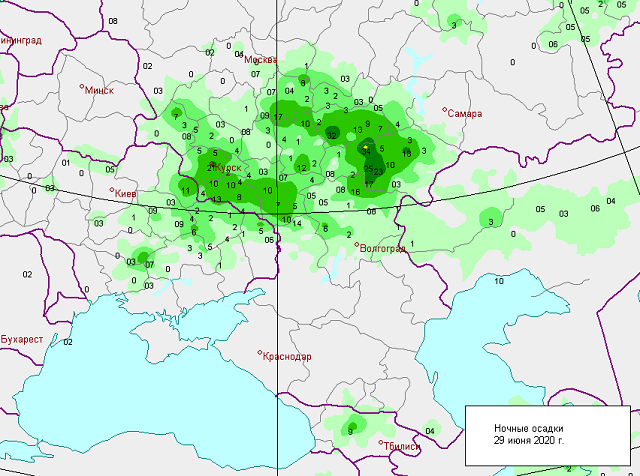 Карта осадков мценск гисметео