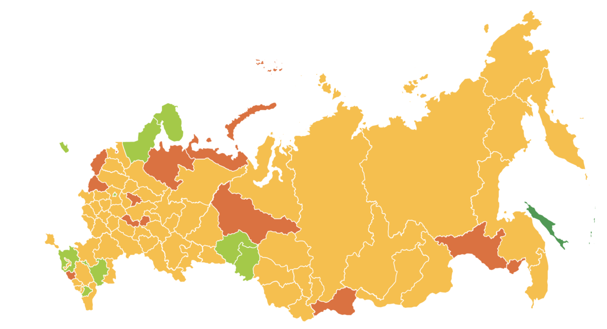 Карта ограничений спецраз рф