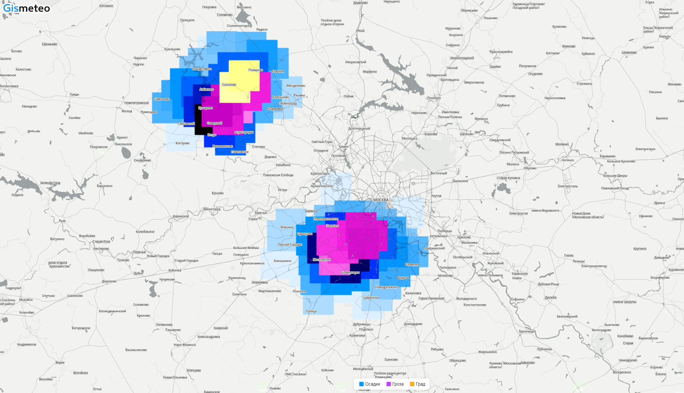 Карта осадков в подольске. Карта осадков гроза Москва. Осадки в Подмосковье фото.