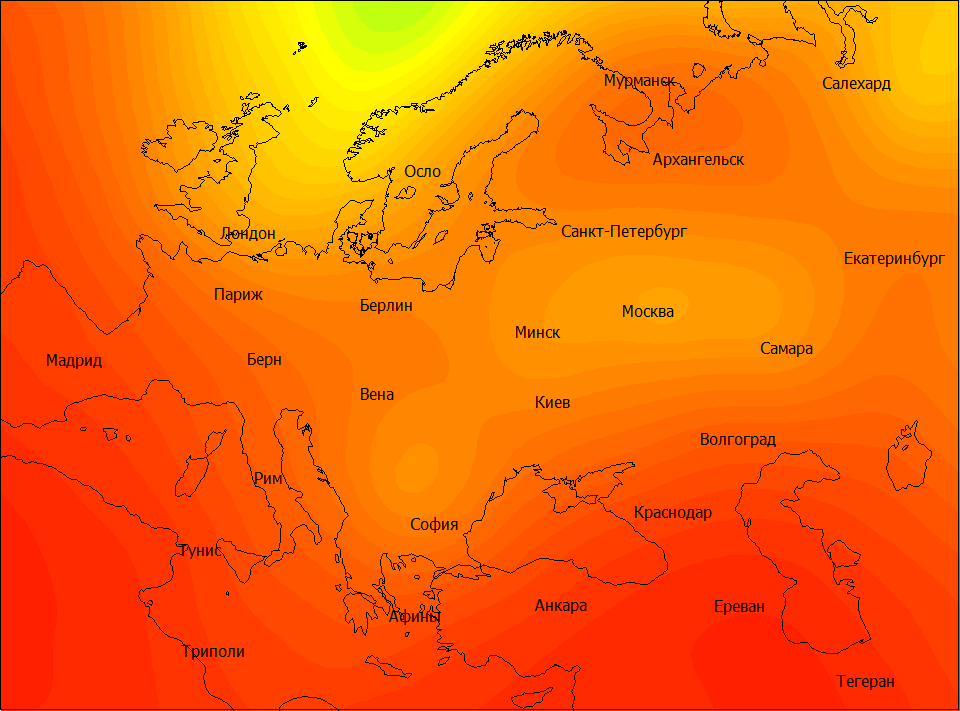 Карта дождя спб