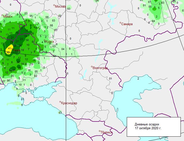 Погода карта цветения