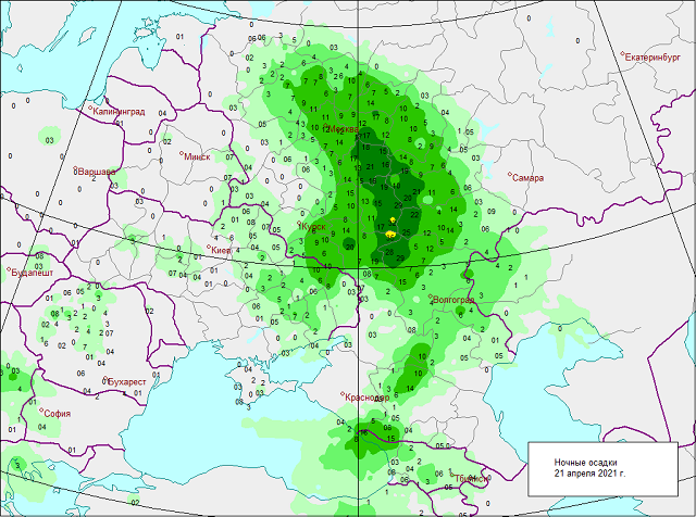 Елань карта осадков