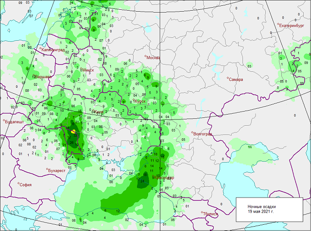 Карта осадков железногорск курская