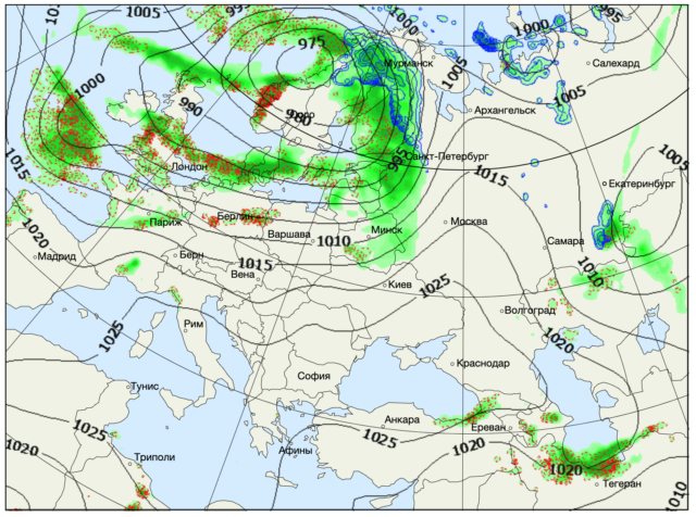 Gismeteo карта осадки на дальнем востоке