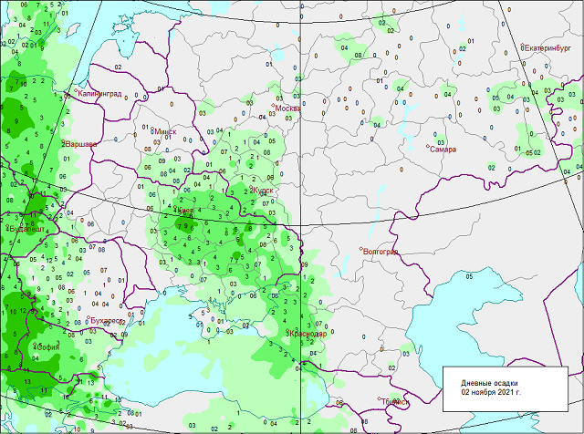 Погода в черноземье