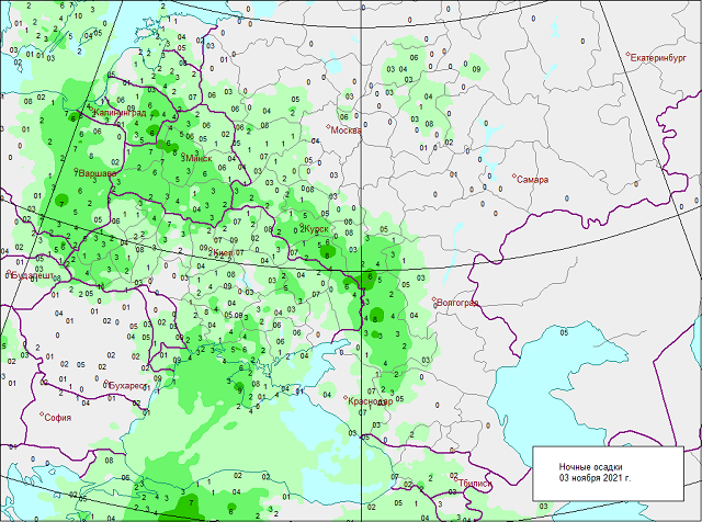 Погода в черноземье