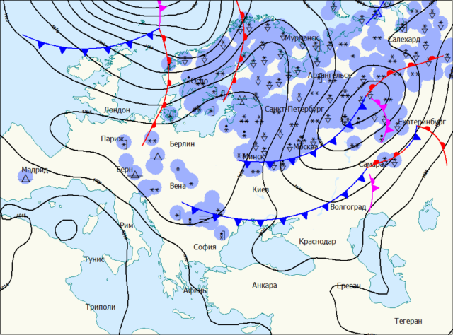 Гисметео осадков санкт петербург. Осадки на карте Европы. Имена снежных циклонов. Покажи карту холодного циклона над Россией.