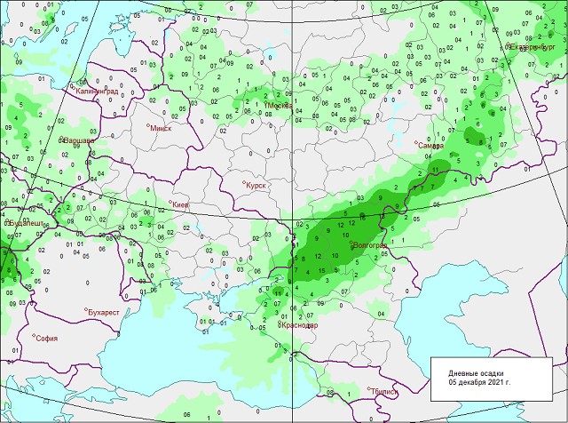 Карта осадков михайловка волгоградской области гисметео