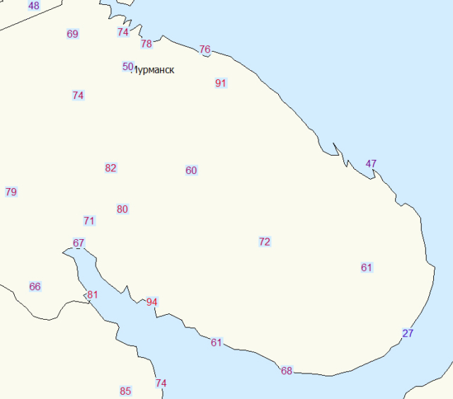 Карта погоды мурманской области онлайн в реальном времени
