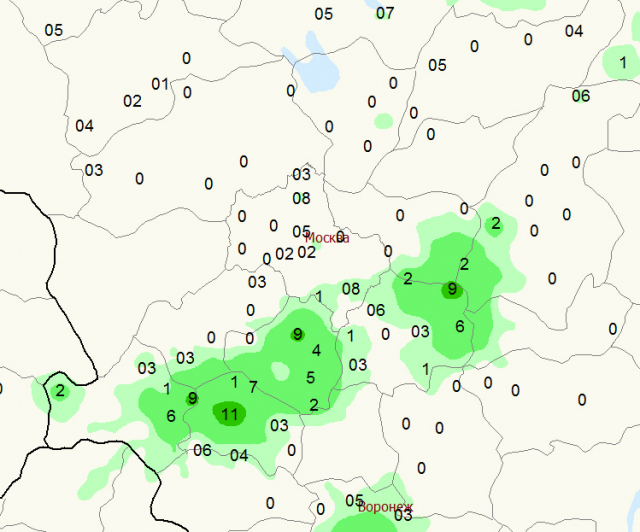 Осадки нижегородская область