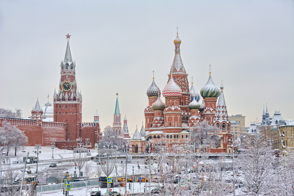 Кремль зимой фото