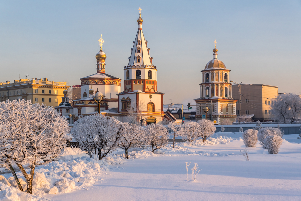 Город зима фото летом