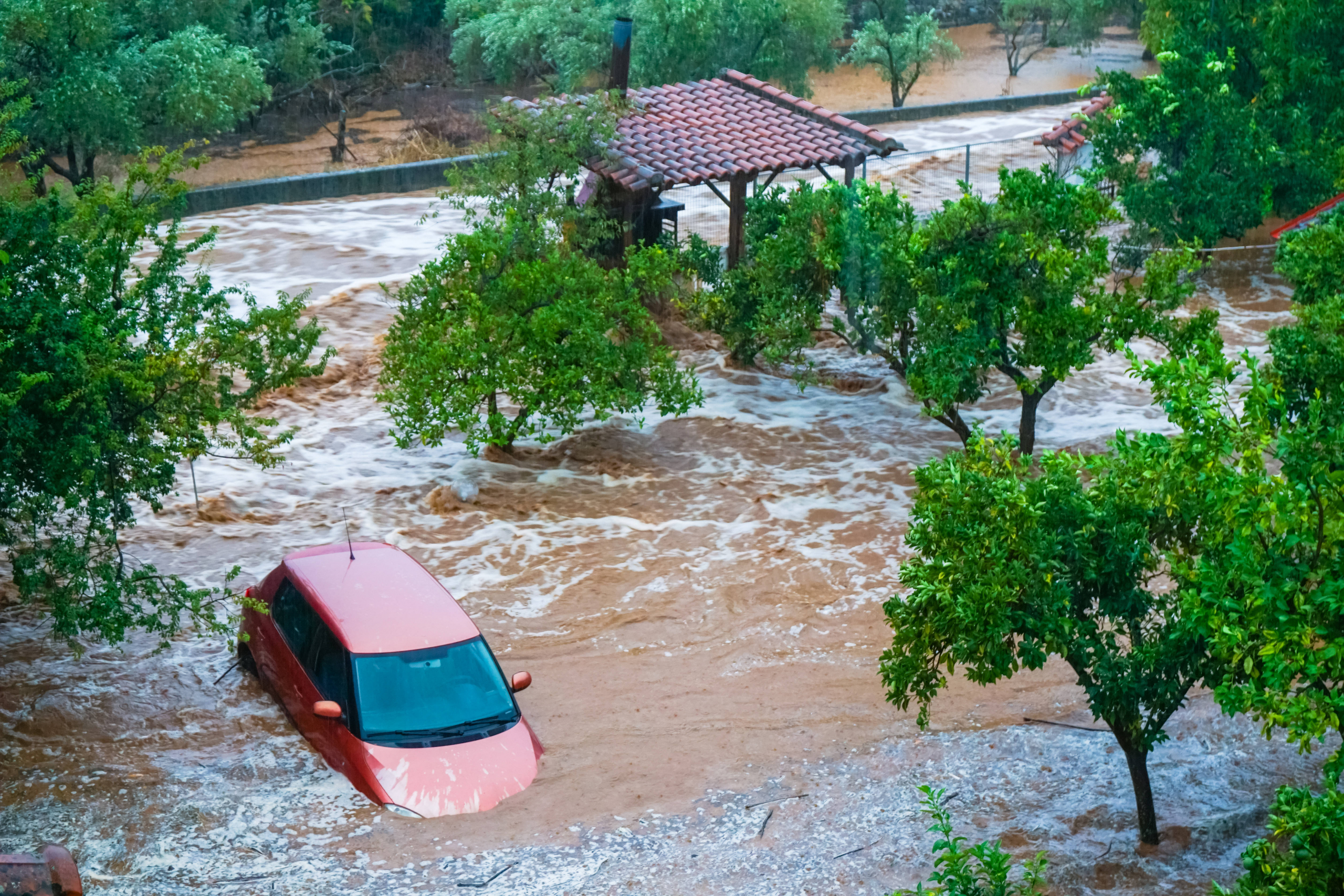 GISMETEO: Ужасающие пожары в Греции сменились мощными наводнениями -  Природа | Новости погоды.